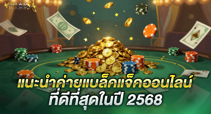 แนะนำค่ายแบล็คแจ็คออนไลน์ที่ดีที่สุดในปี 2568