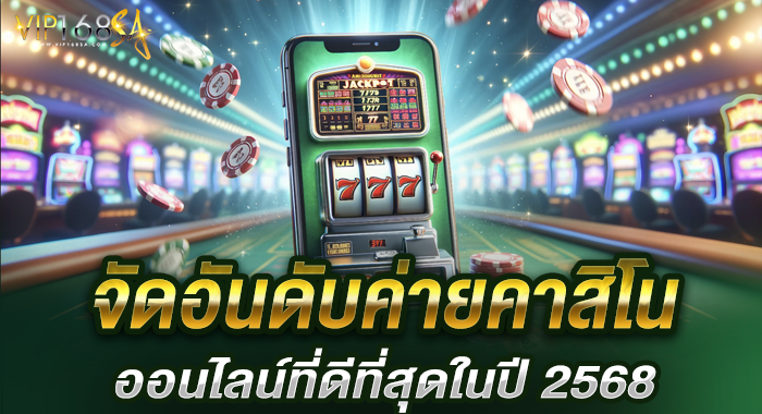 จัดอันดับค่ายคาสิโนออนไลน์ที่ดีที่สุดในปี 2568